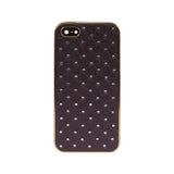 iPhone 5/5S/Se Jewelry Diamond Studs Case In Dark Purple