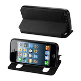 iPhone Se/ 5S/ 5 Smart Window Flip Case In Black
