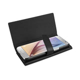 Samsung Galaxy S6 Plus Genuine Leather Rfid Wallet Case In Black