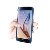 Samsung Galaxy S6 Genuine Leather Hand Strap CaseBlue