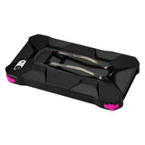 iPhone Se/ 5S/ 5 Hybrid Heavy Duty Holster Case With Metal Clip In Hot Pink Black