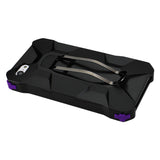 iPhone Se/ 5S/ 5 Hybrid Heavy Duty Holster Case With Metal Clip In Purple Black