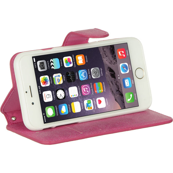 Apple iPhone 6/6S Vintage Leather Pouch W/ Stand