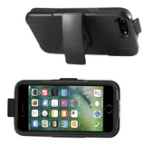 iPhone 7 Plus Hybrid Heavy Duty Holster Combo Case In Black