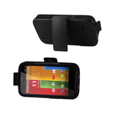 Motorola Moto G Hybrid Heavy Duty Holster Combo Case In Black