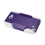 Samsung Galaxy Note 2 Hybrid Heavy Duty Case In Purple White