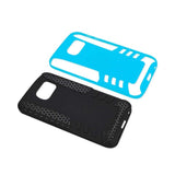 Samsung Galaxy S6 Hybrid Tire Case In Black Blue