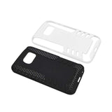 Samsung Galaxy S6 Hybrid Tire Case In Black White