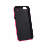 iPhone 6/6S Slim Armor Case With Bumper Frames In Black Hot Pink