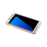 Samsung Galaxy S7 Edge Solid Armor Dual Layer Protective Case In Rose Gold