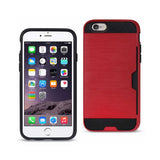 iPhone 6 Plus Slim Armor Hybrid Case With Card Holder