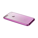 iPhone 6 Plus Frame Gradient Clear Glitter Case In Purple