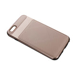 iPhone 6S Plus Hybrid Solid Armor Bumper Case In Rose Gold