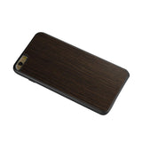 iPhone 6S Wood Grain Slim Snap On Case In Black
