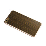 iPhone 6S Wood Grain Slim Snap On Case In Red Gold