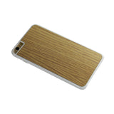 iPhone 6S Wood Grain Slim Snap On Case In White