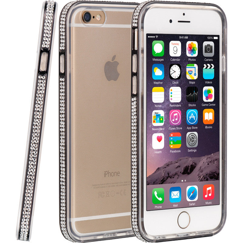 Apple iPhone 6/6S Naked Bling Hybrid Case