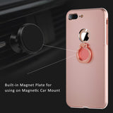 Apple iPhone7 Plus Slim Metal Aluminum Case With Chrome Ring