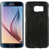 Samsung Galaxy S6 Chrome Case Leather Texture