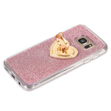 Samsung Galaxy S7 Golden Diamond Ring TPU Case