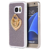 Samsung Galaxy S7 Golden Diamond Ring TPU Case