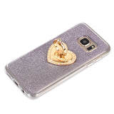 Samsung Galaxy S7 Golden Diamond Ring TPU Case