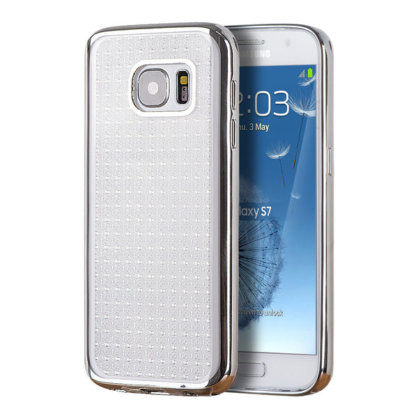 Samsung Galaxy S7 Luxchrome TPU Case Silver Electroplated