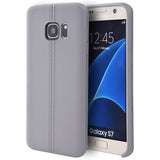 Samsung Galaxy S7 Slim Jacket TPU Case W/   Leather Look