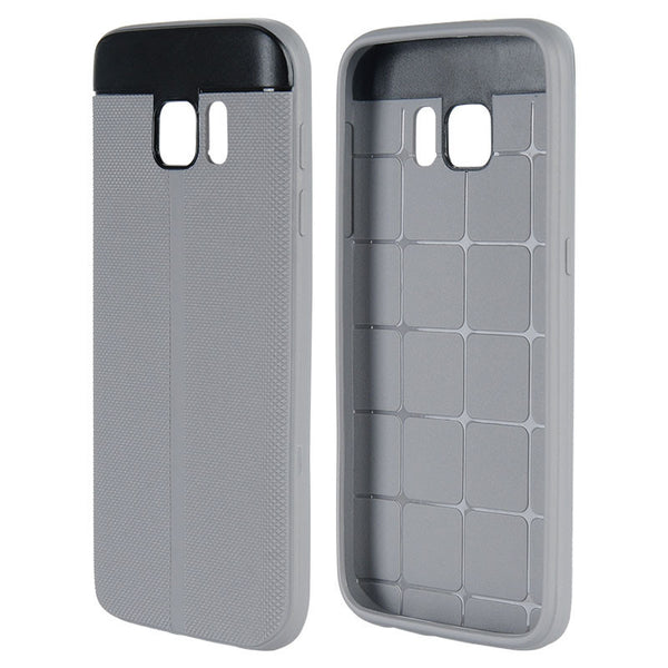 Samsung Galaxy S7 T Style Anti-Slip TPU Case - Gray