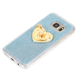 Samsung Galaxy S7 Edge Golden Diamond Ring TPU Case