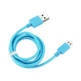  Braided Micro USB Data Cable 3.3Ft In Navy