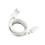  Braided Micro USB Data Cable 3.3Ft In White