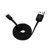  iPhone 6 Flat USB Data Cable 3.2Ft In Black