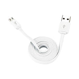  Flat Micro USB Data Cable 3.2Ft In White