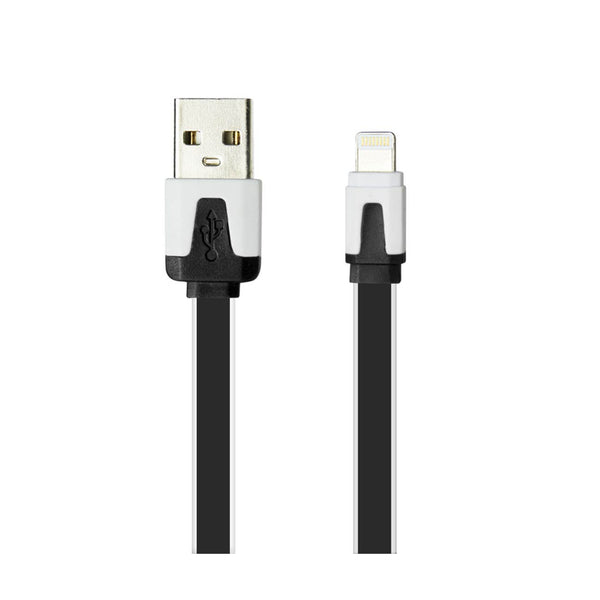 8Pin iPhone 6 Flat USB Data Cable 3.2Ft