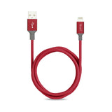  iPhone 6 USB Data Cable 3.9Ft In Red