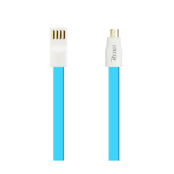 Flat Magnetic Gold Plated Micro USB Data Cable 0.7 Foot