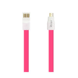 Flat Magnetic Gold Plated Micro USB Data Cable 0.7 Foot