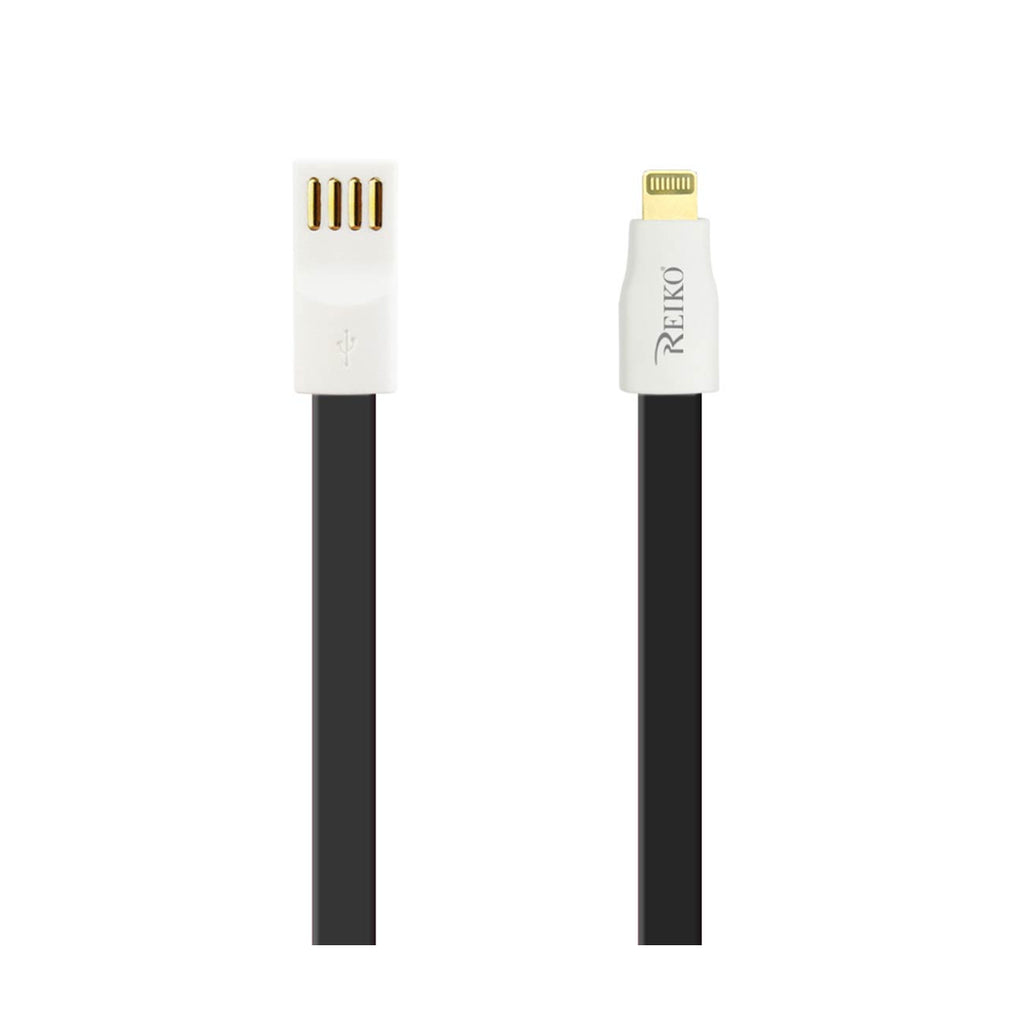 iPhone 6 Flat USB Gold Plated Data Cable 3.9Ft With Cable Tie