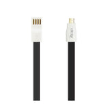 Flat Micro USB Gold Plated Data Cable 3.9Ft With Cable Tie