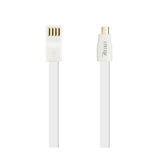 Flat Micro USB Gold Plated Data Cable 3.9Ft With Cable Tie