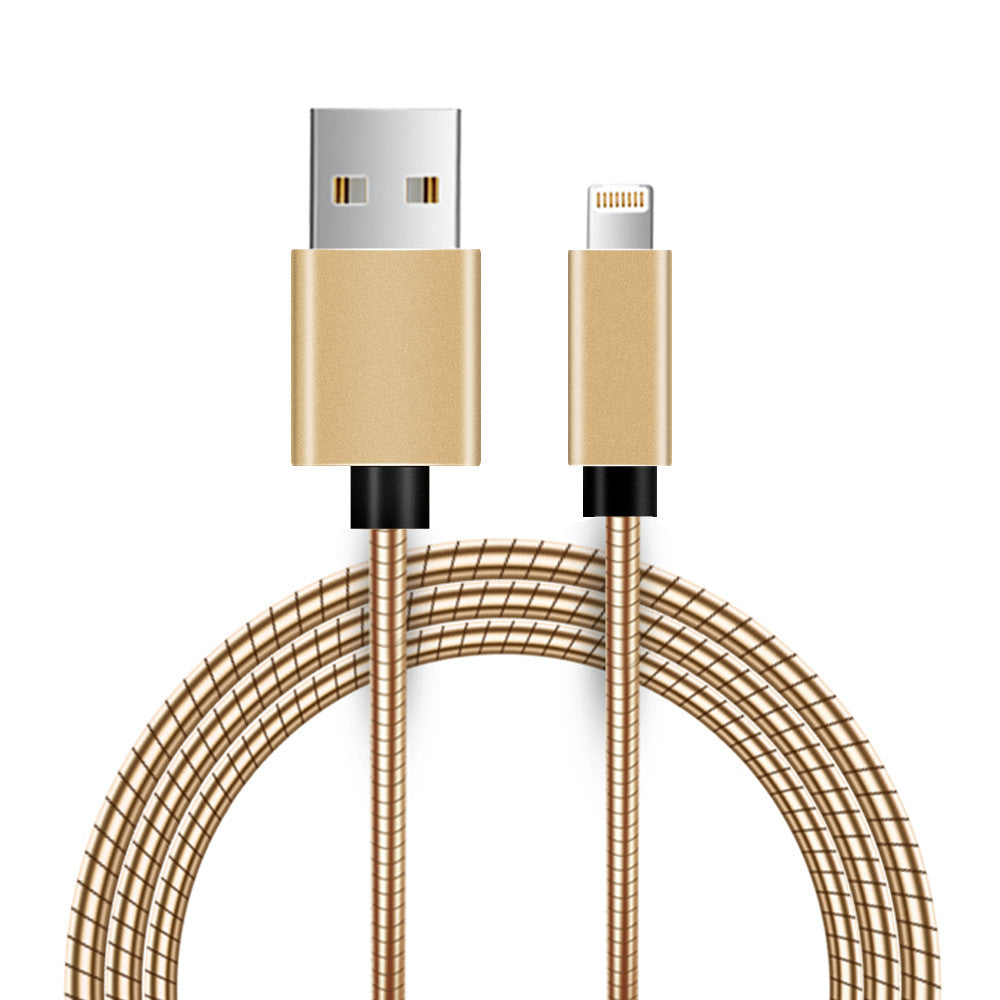 Apple 8 Pin Metal Snake Cable With Aluminum Connectors