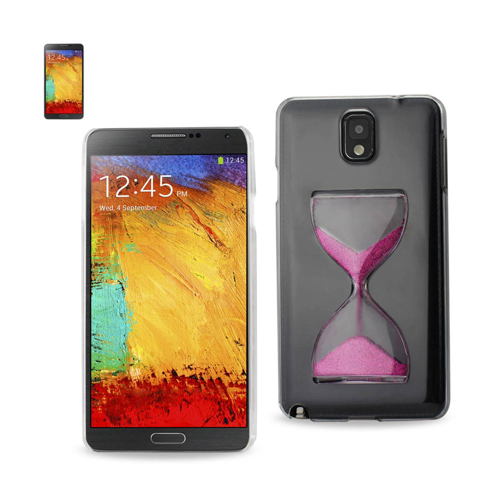 Samsung Galaxy Note 3 3D Sand Clock Clear Case