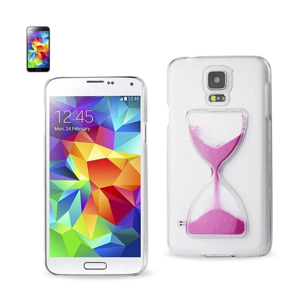 Samsung Galaxy S5 3D Sand Clock Clear Case