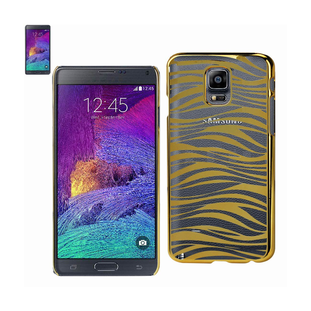 Samsung Galaxy Note 4 Animal Zebra Print Clear Case