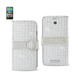 HTC Desire 510 Jewelry Diamond Rhinestone Wallet Case