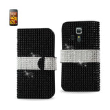 Kyocera Hydro Icon Jewelry Diamond Rhinestone Wallet Case