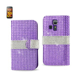 Kyocera Hydro Icon Jewelry Diamond Rhinestone Wallet Case