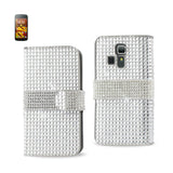 Kyocera Hydro Icon Jewelry Diamond Rhinestone Wallet Case