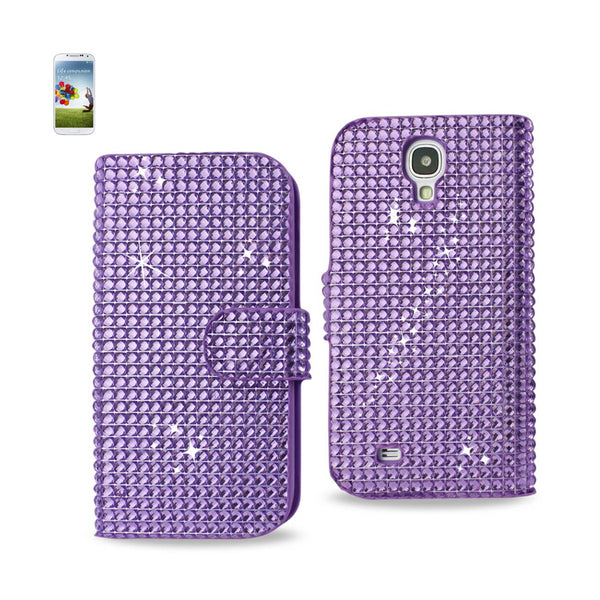 Samsung Galaxy S4 Jewelry Diamond Rhinestone Wallet Case